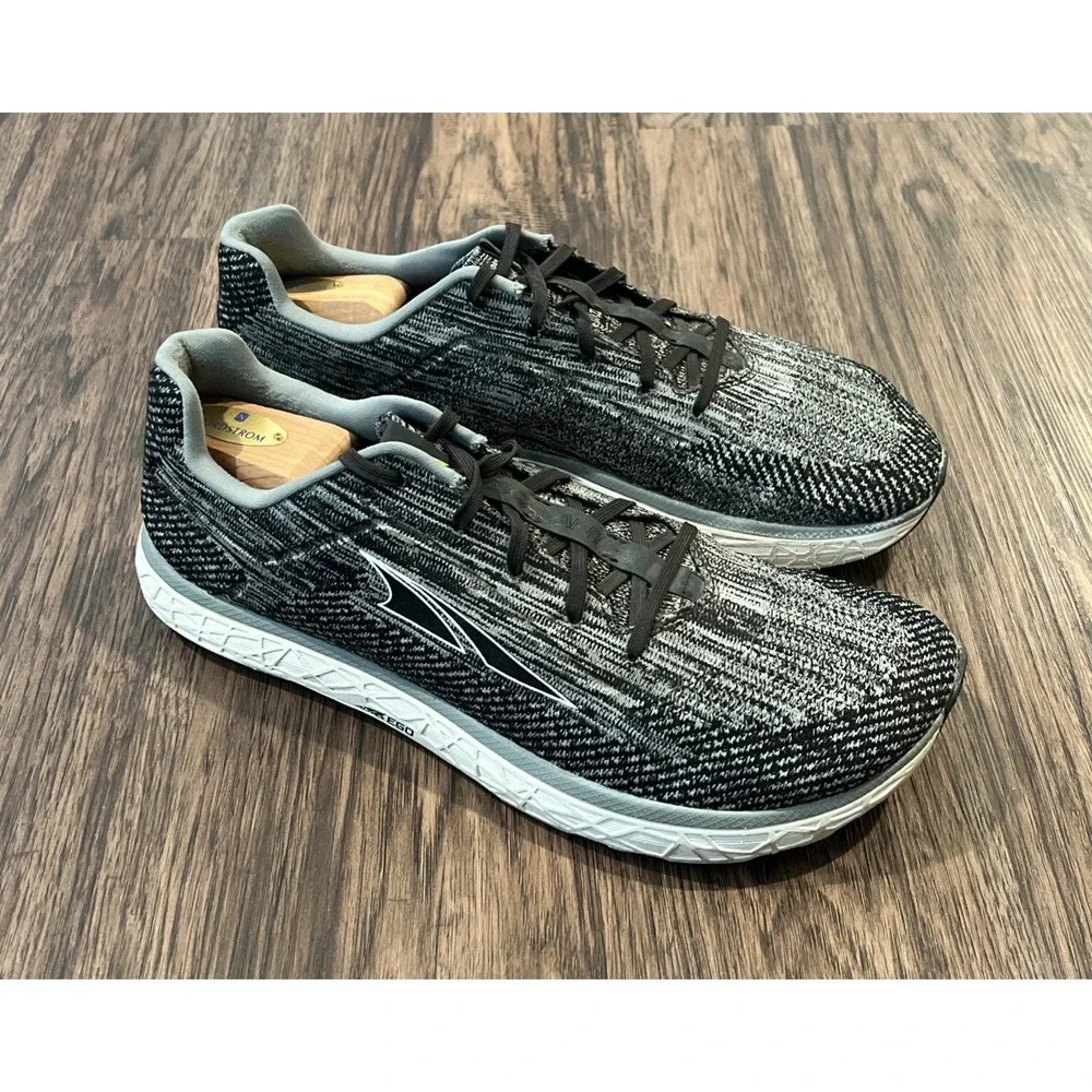 Altra Escalante 2 Shoes Mens 11.5 Gray Black Footshape Zero Drop Road Jogging